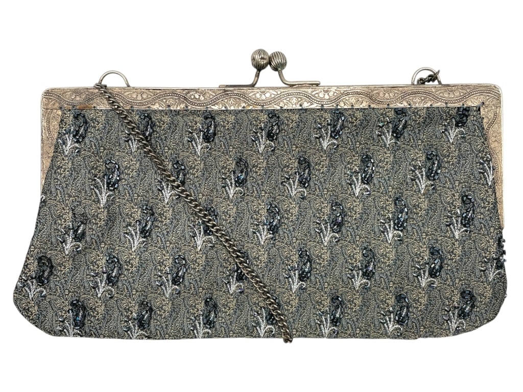 CHRISTINA BEADED EVENING BAG W/ CHAIN STRAP (1 of 8)