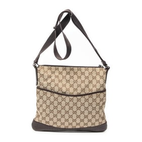 GUCCI MEDIUM MESSENGER CANVAS SHOULDER BAG
