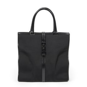 GUCCI BARDOT TALL CANVAS SHOULDER BAG
