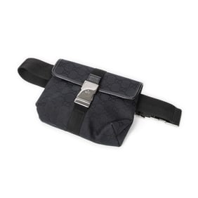 GUCCI MINI PUSHLOCK CANVAS WAIST BAG