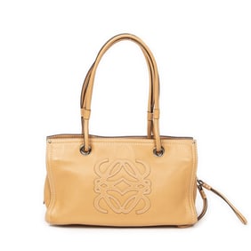LOEWE ANAGRAM LOVE SHOPPER CALF LEATHER BAG