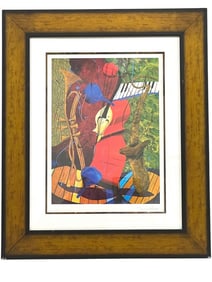 MARCUS GLENN INSTRUMENTS IMITATLNG LIFE SERIGRAPH