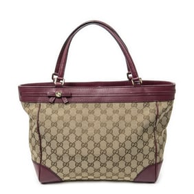 GUCCI MAYFAIR TOTE CANVAS SHOULDER BAG