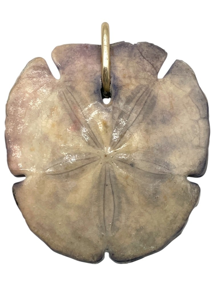 SAND DOLLAR SHELL PENDANT 3.5" (1 of 4)