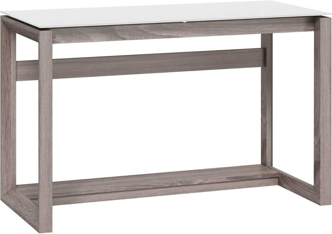 MODERN MINIMAL OPEN DESIGN WRITING DESK 47.5" (1 of 6)