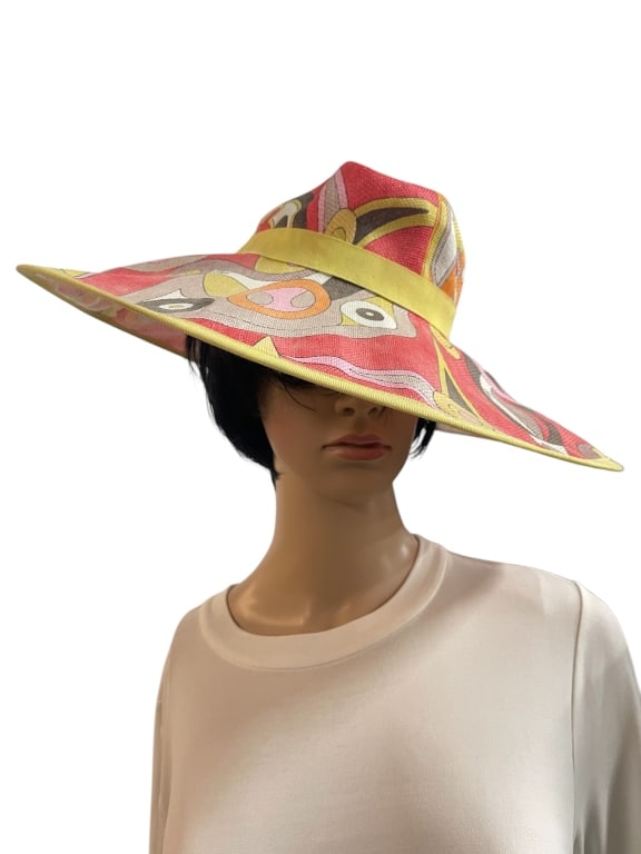 EMILIO PUCCI PRINT SUN HAT (1 of 5)