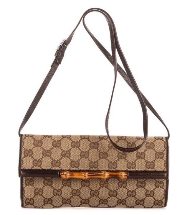 GUCCI BAMBOO WALLET ON CHAIN SHOULDER BAG (1 of 9)