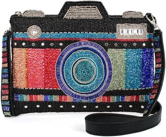 New Mary Frances Color Rainbow Camera Crossbody