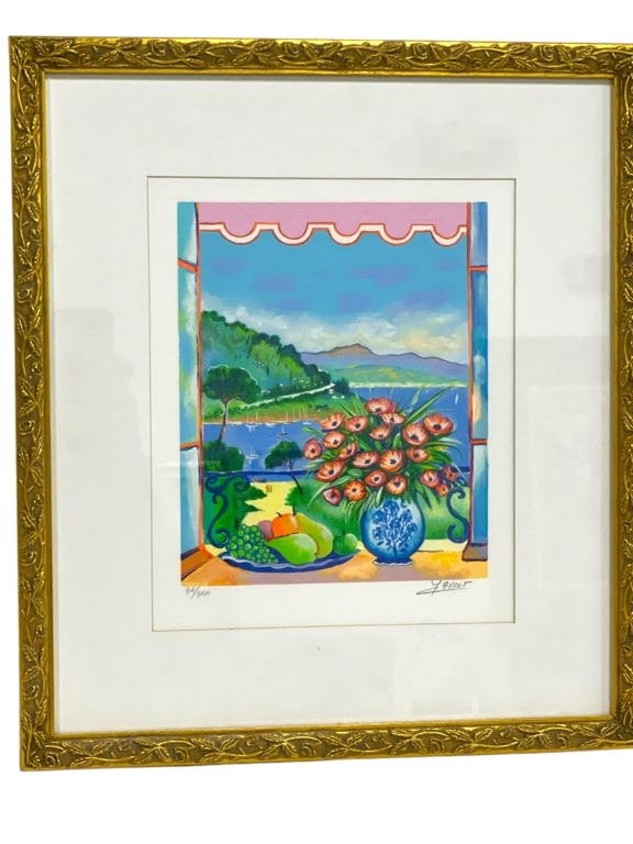 JEAN CLAUDE PICOT SIGNED LITHOGRAPH PRINT  17" (1 of 4)