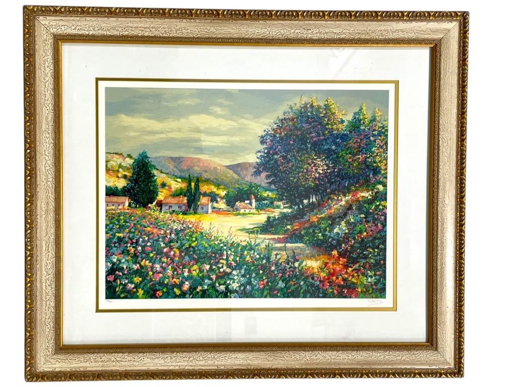 ALEX PEREZ "FOOTHILLS OF SUMMER" SERIGRAPH 36" (1 of 6)