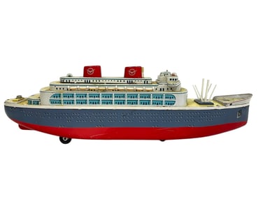 VINTAGE TRADEMARK MODERN TOYS SHIP 21"