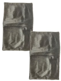 RESTORATION HARDWARE COWHIDE PILLOW CASES