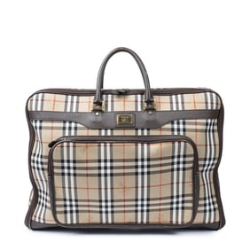 BURBERRY LARGE VINTAGE FRONT POCKET SUITCASE