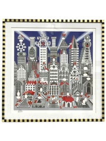 PEDRO FRIEDEBERG SERIGRAPH CUSTOM FRAME 34.5"