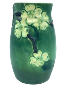 ROSEVILLE POTTERY DOGWOOD I VASE 8"