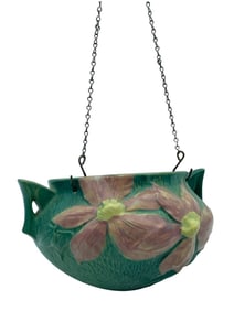 ROSEVILLE POTTERY HANGING PLANTER 8"