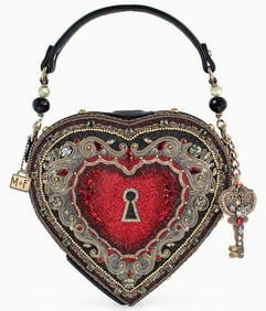 NEW MARY FRANCES EMBRACE HEART HANDBAG