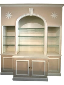 REGENCY BUILT-IN STYLE WALL UNIT STORAGE 112"