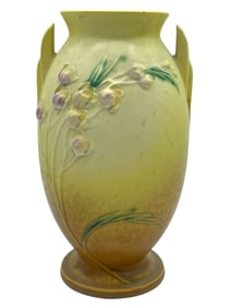 ROSEVILLE POTTERY IXIA VASE 9.5"
