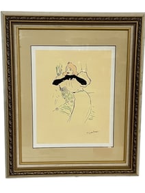 HENRI DE TOULOUSE-LAUTREC PRINT 24"
