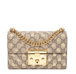 GUCCI PADLOCK CHAIN CROSSBODY HANDBAG