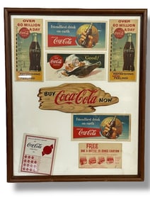 COLLECTION OF VINTAGE COCA-COLA MEMORABILIA