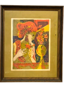 1960S MID CENTURY SERIGRAPH BY PAPPINO 26"