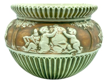 ROSEVILLE POTTERY DONATELLO JARDINIERE PLANTER 9"