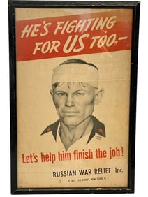 ORIGINAL WWII PROPAGANDA POSTER