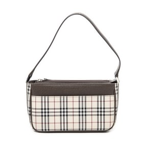 BURBERRY CANVAS SHOULDER BAG