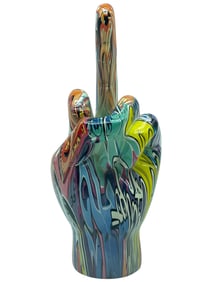 Xxl Street Art Middle Finger Tabletop Sculpture