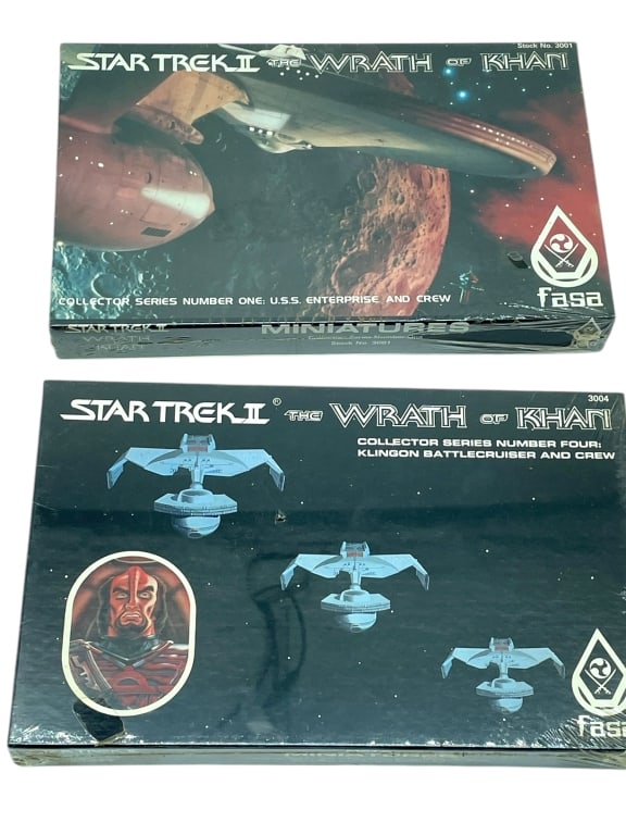 2 SEALED STAR TREK II: THE WRATH OF KHAN MINI SETS (1 of 8)