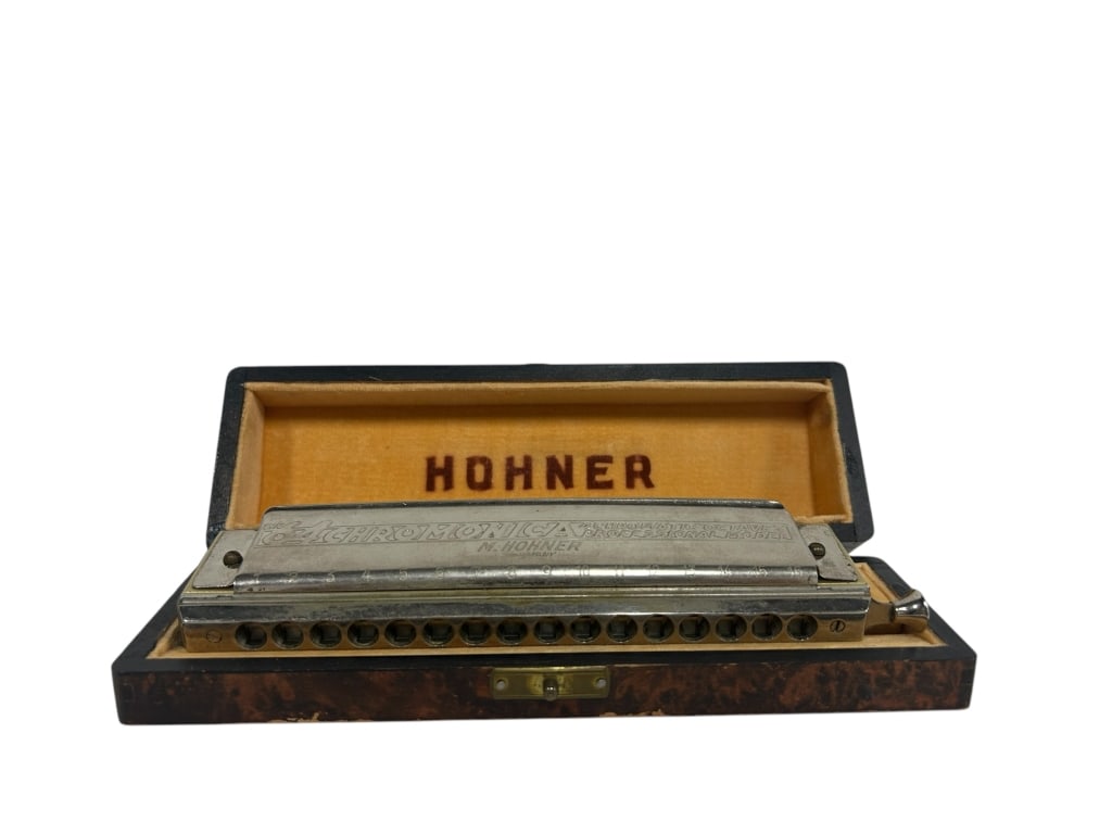 Vintage Hohner Chromonica 280 C In Original Case