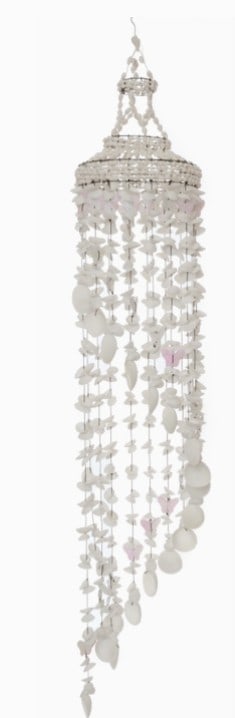 NEW! WHITE SHELL WIND CHIME (1 of 2)