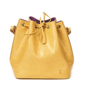 LOUIS VUITTON NOE PM SHOULDER BAG YELLOW EPI CALF