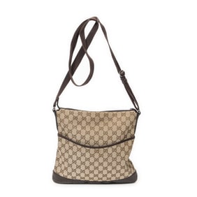 GUCCI MEDIUM MESSENGER MONOGRAMMED SHOULDER BAG