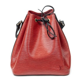 LOUIS VUITTON NOE BICOLOR PM RED/BLACK EPI LEATHER