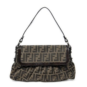 FENDI CHEF SHOULDER BAG ZUCCA CANVAS