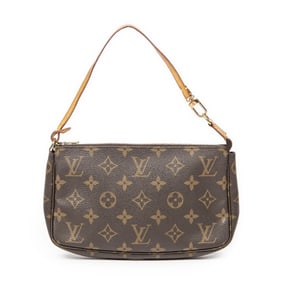 LOUIS VUITTON POCHETTE ACCESSOIRES BROWN MONOGRAM