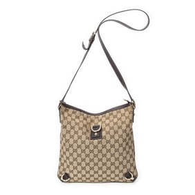 GUCCI ABBEY CROSSBODY MONOGRAM CANVAS BAG