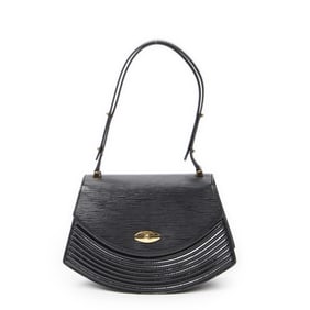 LOUIS VUITTON TILSITT BLACK EPI LEATHER BAG