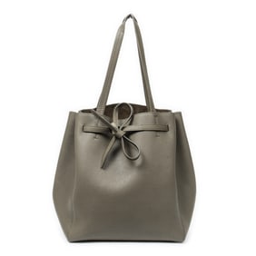 CELINE CABAS PHANTOM TAUPE GRAINED LEATHER BAG