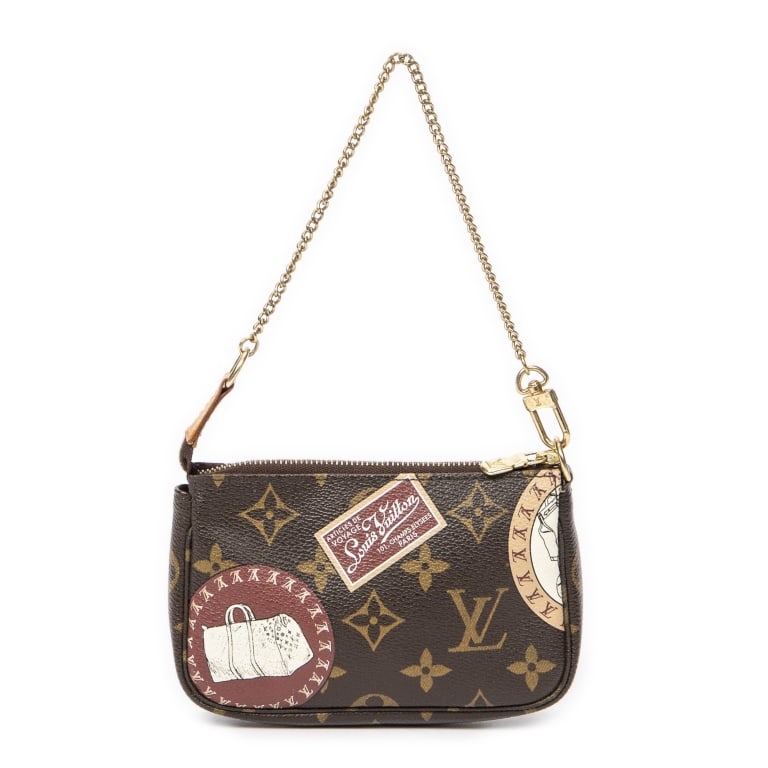 LOUIS VUITTON LTD. ED. TRUNK & BAGS MINI POUCH (1 of 10)
