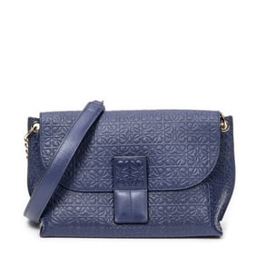 LOEWE ANAGRAM AVENUE CROSSBODY LEATHER BAG