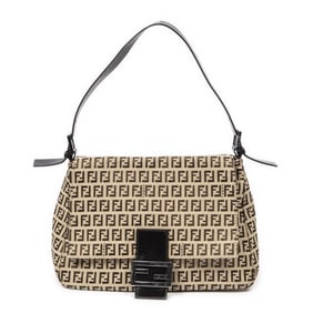 FENDI MAMA FOREVER CANVAS SHOULDER BAG