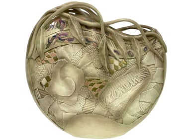 GAIL MARKIEWICZ ABSTRACT CERAMIC VASE 19"