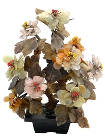 CHINESE GEMSTONE FLOWER TREE 12"