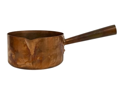 COPPER SUGAR MELTING POT 9"