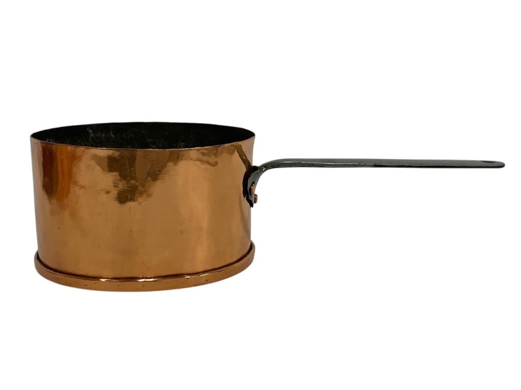 FRENCH COPPER SAUCEPAN 7.5" (1 of 8)
