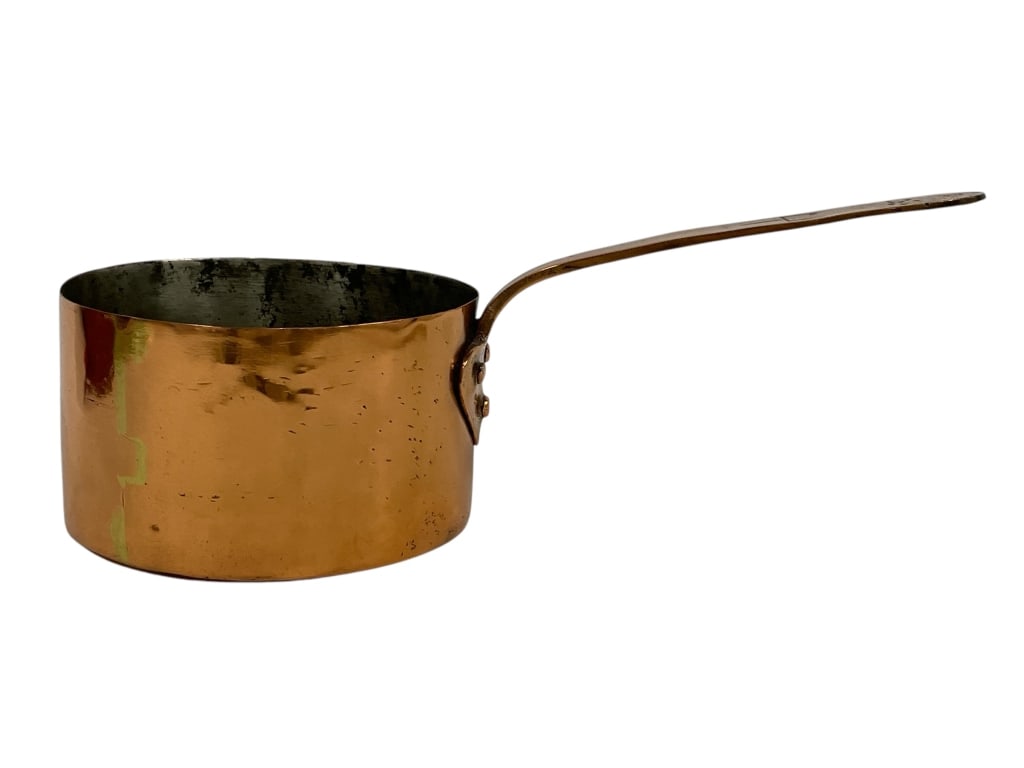 FRENCH COPPER SAUCEPAN 7" (1 of 8)